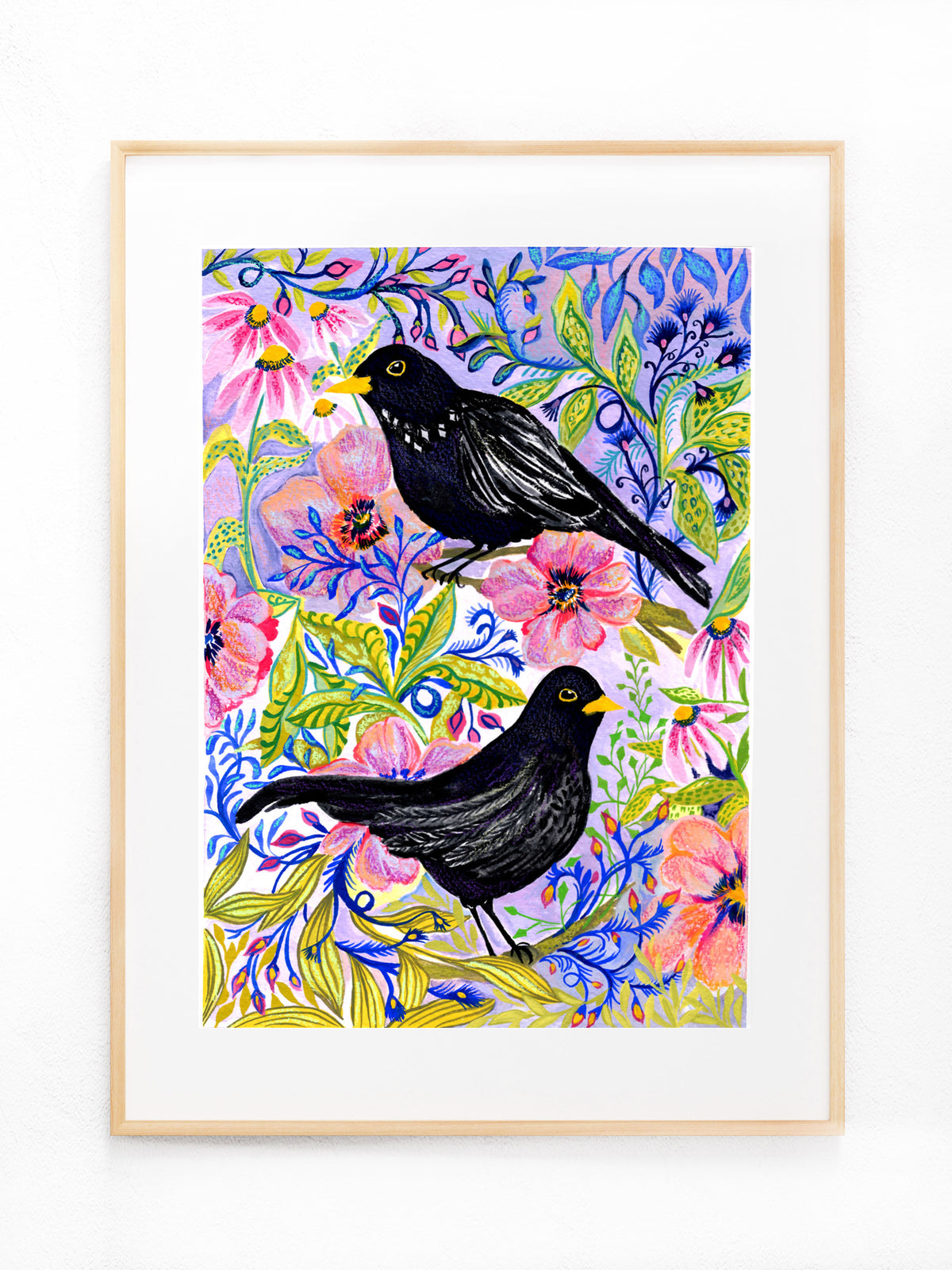 Blackbirds Art Print