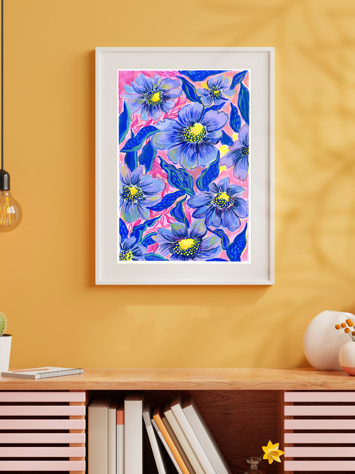 Violet Flowers Art Print