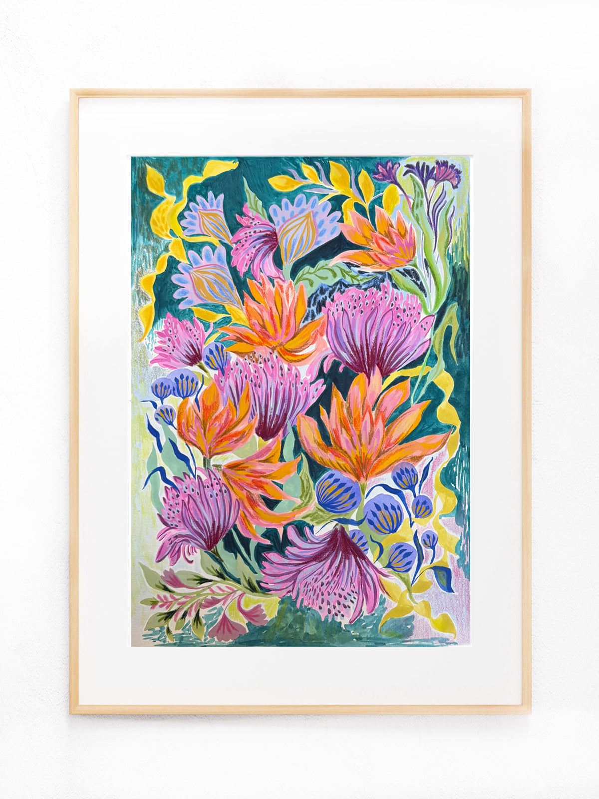 Ocean Blooms Original Art