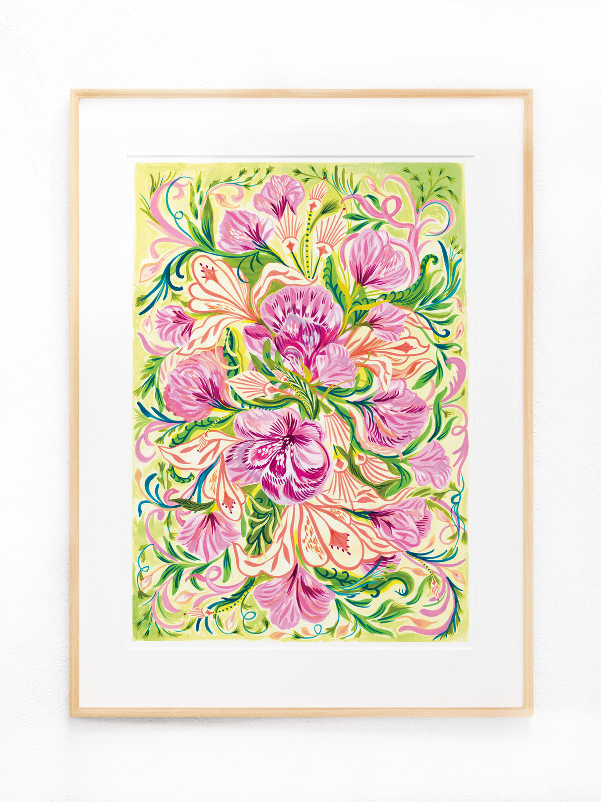 Whimsical Floral Art Print